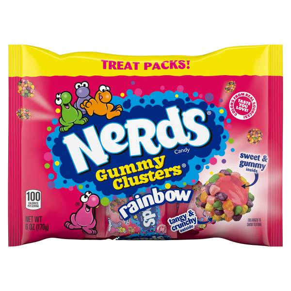 Nerds Rainbow Gummy Clusters Candy, 6 oz. (08476) | Quill