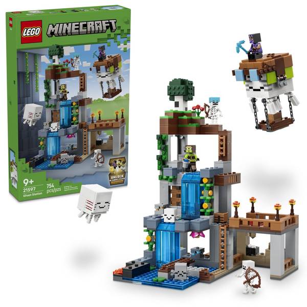 Lego Minecraft Ghast Station 21597 754-Piece Building Set, Ages 9+