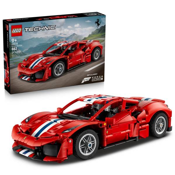LEGO Technic Ferrari 488 PISTA 42235 Building Kit (882 Pieces), Multi
