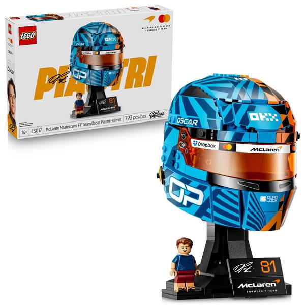 LEGO Editions 43017 McLaren Mastercard F1 Team Oscar Piastri Helmet Building Set