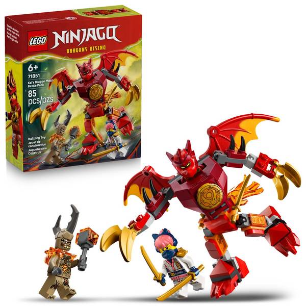 LEGO NINJAGO Kai's Dragon Mech Battle Pack 71851 Building Set
