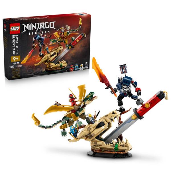 Lego Ninjago Battle at the Dragon's Blade 71871 1,016-Piece Building Set, Ages 9+
