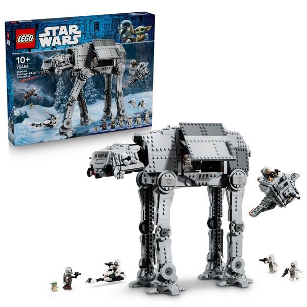 Lego Star Wars: The Mandalorian And Grogu Imperial Remnant At-at With Int-4 75454 1453-Piece Building Set, Ages 10+