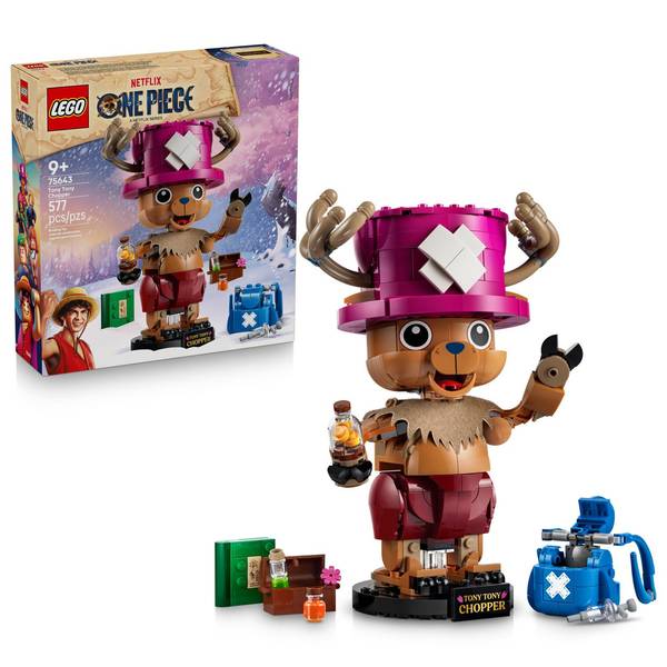 Lego One Piece Posable Tony Tony Chopper 75643 577-Piece Building Set, Ages 9+