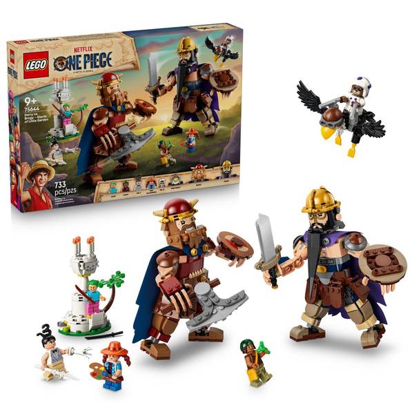 Lego One Piece Dorry vs. Brogy â Giants of Little Garden 75644, 733-Piece Building Set, Ages 9+