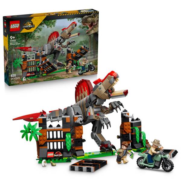 LEGO Jurassic World 77982 Spinosaurus Dinosaur Escape Building Set