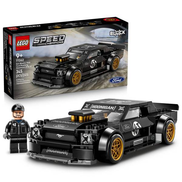 Lego Ken Block's '65 Ford Mustang Hoonicorn V1 77262 345-Piece Building Set, Ages 9+