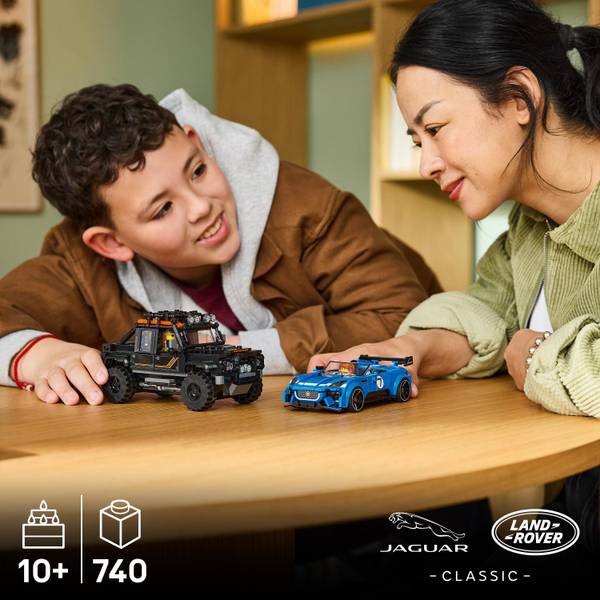 LEGO Speed Champions 77264 Jaguar Project 7 & Land Rover Defender