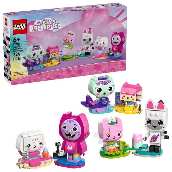 LEGO Gabby's Brick-Built Cat Friends 11215 Building Set