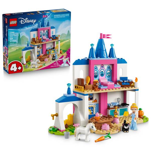 Lego Disney Princess Cinderella Animal Friends Castle 43283 149-Piece Building Set, Ages 4+