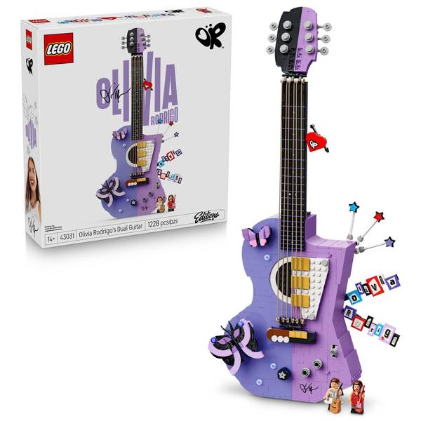 Lego Olivia Rodrigo Dual Guitar 43031 1228-Piece Building Set, Ages 14+