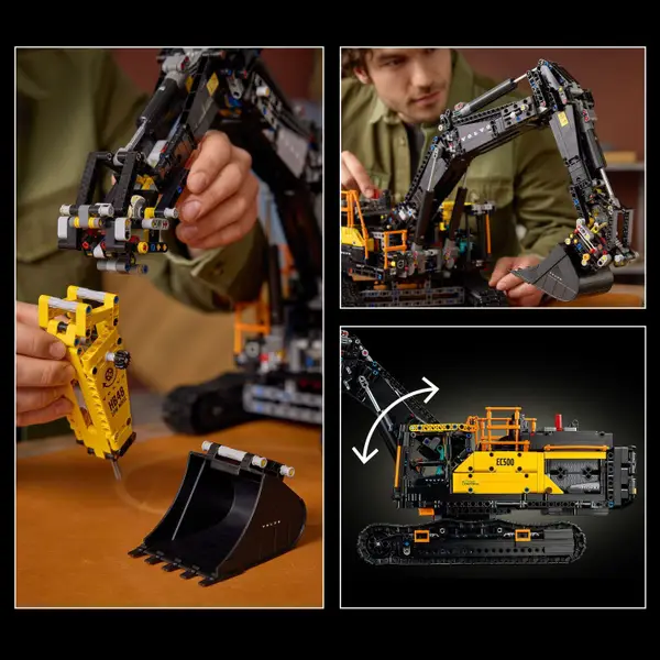 LEGO Technic Volvo EC500 Hybrid Excavator 42215 Building Set