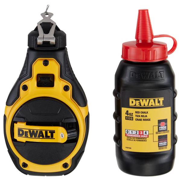 Photo of DEWALT Bi-Material Chalk Reel Kit (Red)