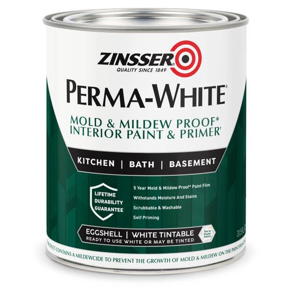 Photo of 1 Quart Perma-White Mold & Mildew-Proof Interior Eggshell Paint