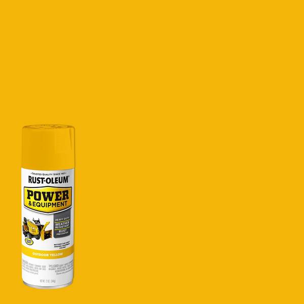 Photo of 12oz Power & Equipment Gloss Outdoor Yellow Spray Paint
