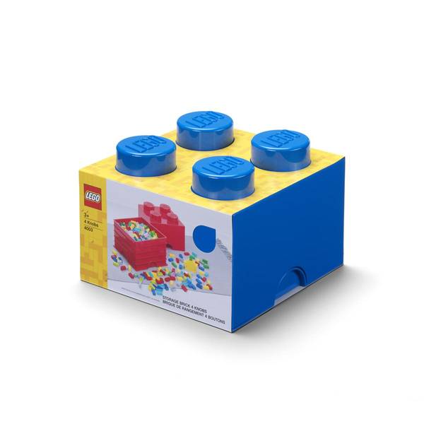 LEGO Storage Brick 4 Bright Blue Toy Box, One Size