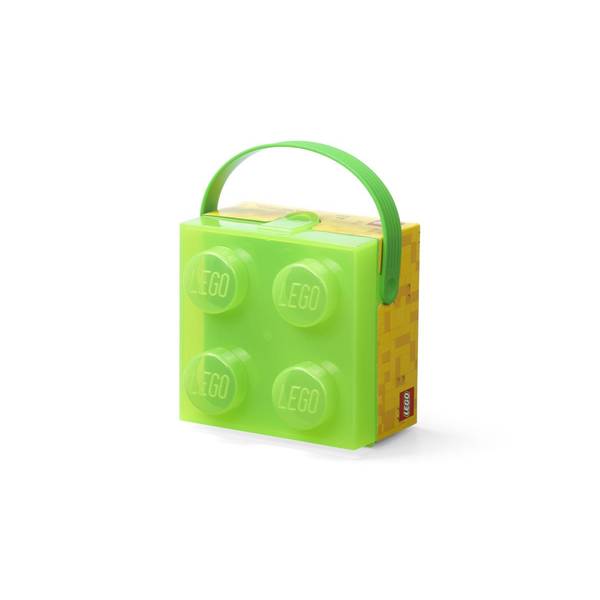 LEGO Translucent Green Box w/Handle