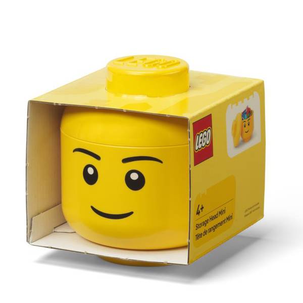 LEGO Mini Stackable Storage Head, Boy