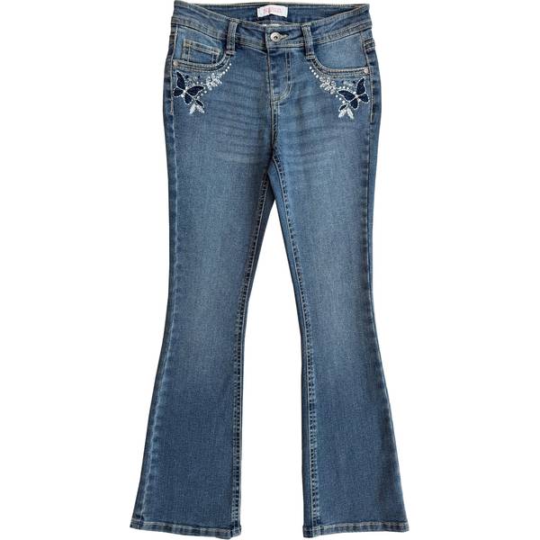 Photo of BG Butterfly Emb Pkt Flare Jean MWash