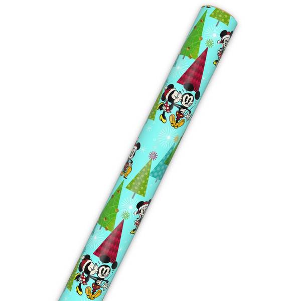 Hallmark Disney Vintage Mickey & Minnie Mouse Wrapping Paper Roll