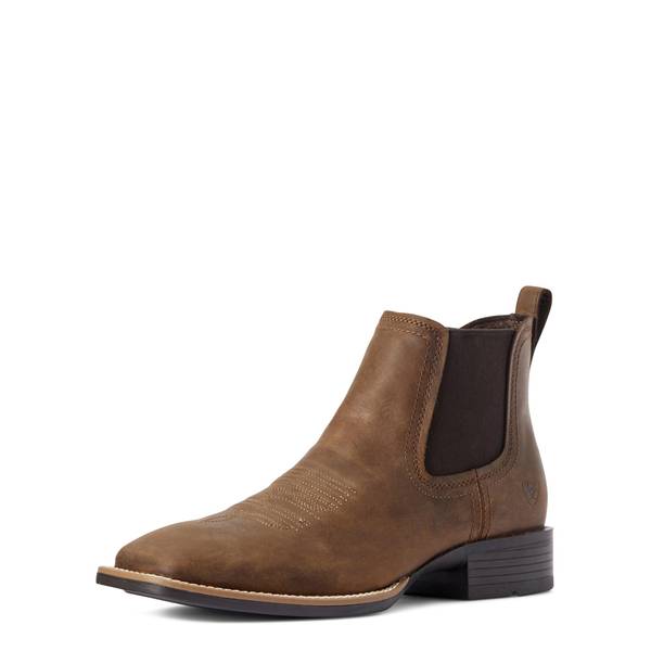 Photo of Men's Booker Chelsea Wide Square Toe Western Boots
