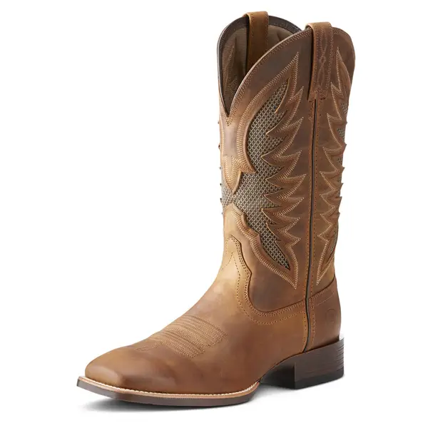 ARIAT Men's VentTEK Ultra Western Boots, Distressed Brown, 7D