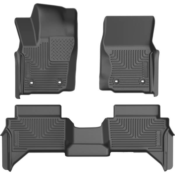 Photo of 2024+ Toyota Tacoma Crew Cab Weatherbeater Floor Liner