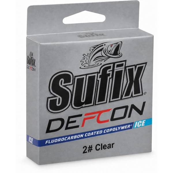 Sufix Defcon Ice Fluorocarbon Coated Copolymer Fishing Line, 100 yds.