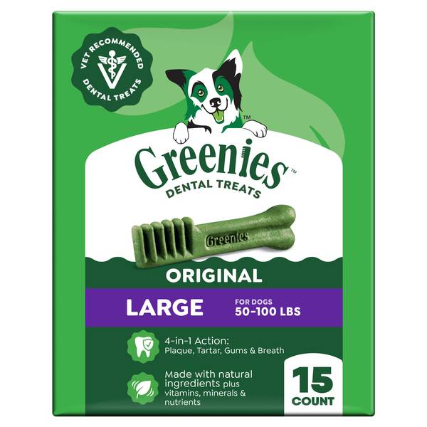 Photo of Adult Original Large Natural Dog Dental Care Chews Oral Health Dog Treats, 24 oz.