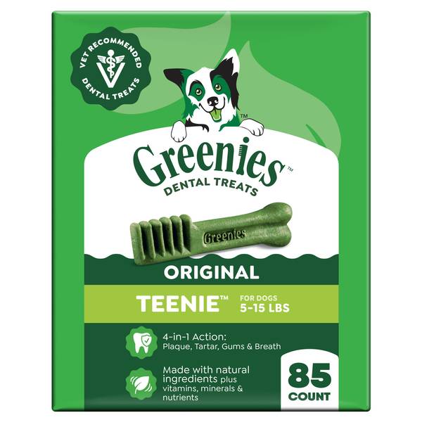 Photo of Adult Natural Dental Dog Treats Teenie Size, Original Flavor, 24 oz. Pack