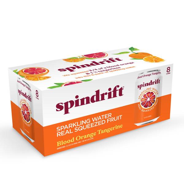 Photo of 8pack Blood Orange Tangerine Sparkling Water