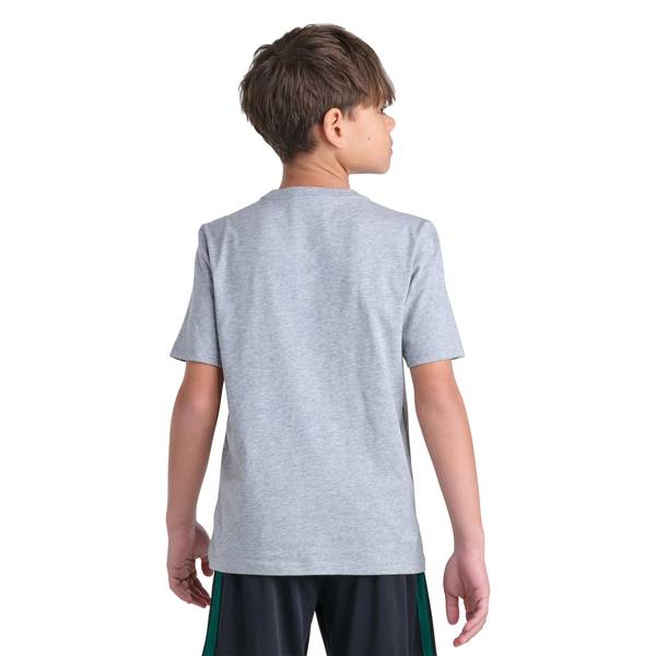 Adidas Boys' Gray Stunner Baseball Card Short Sleeve Tee, Medium