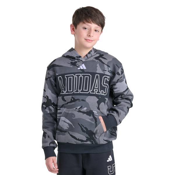 YAMEPI ヤメピ GRAY CAMO HOODIE BOY Adidas Youth Boys' Black Camo Hoodie, Black Adi (001, S - AA11266