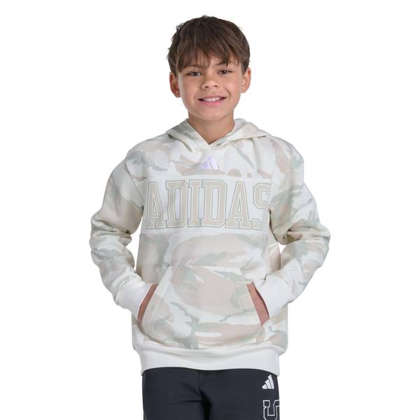 Adidas Youth Boys' Black Camo Hoodie, Black Adi (001, S - AA11266