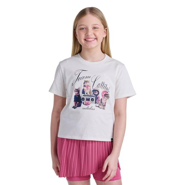Photo of Girls' Team Cattitude Short Sleeve Graphic Tee