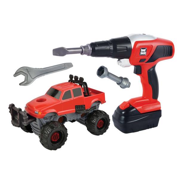 Red Box Tool Tech Take Apart Truck Battery-Operated 24-Piece Building Set, Ages 3+ - Open Miscellaneous