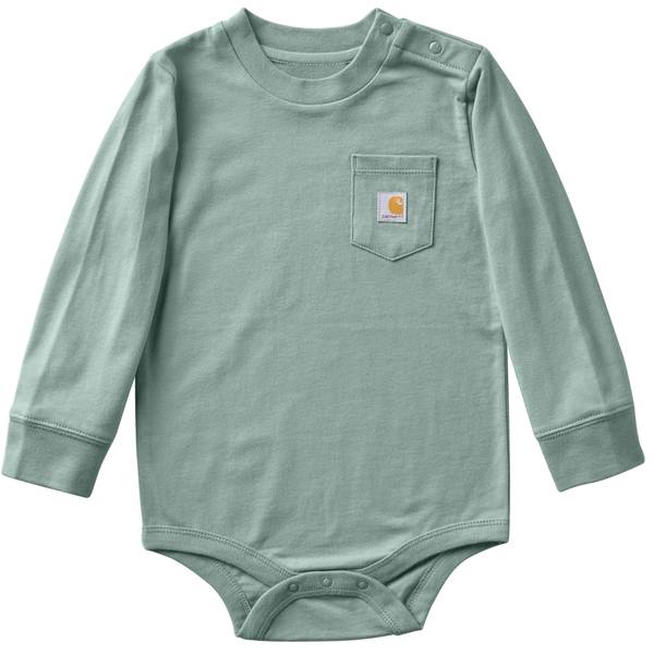 Photo of Infant Kids' Long Sleeve Pocket Bodysuit