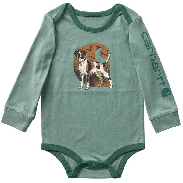 Photo of Infant Boy's Long Sleeve Dog Bodysuit