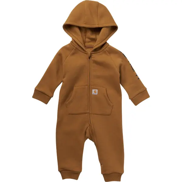 Carhartt カバーオール ベージュ　kids Carhartt Infant Boys' Long Sleeve Zip-Front Hooded Fleece