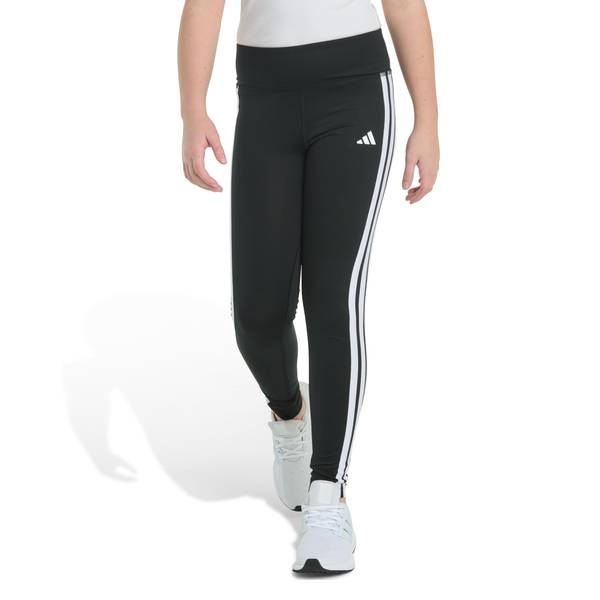 Photo of Youth Girls' Climacool Essential 3-Stripe Full Length Leggings
