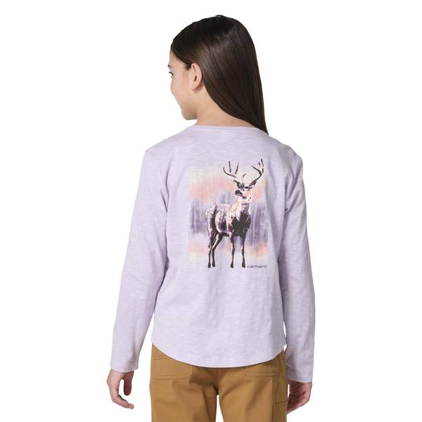 Photo of Girls' Long Sleeve Deer T-Shirt