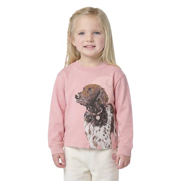 Photo of Girls' Long Sleeve Dog T-Shirt