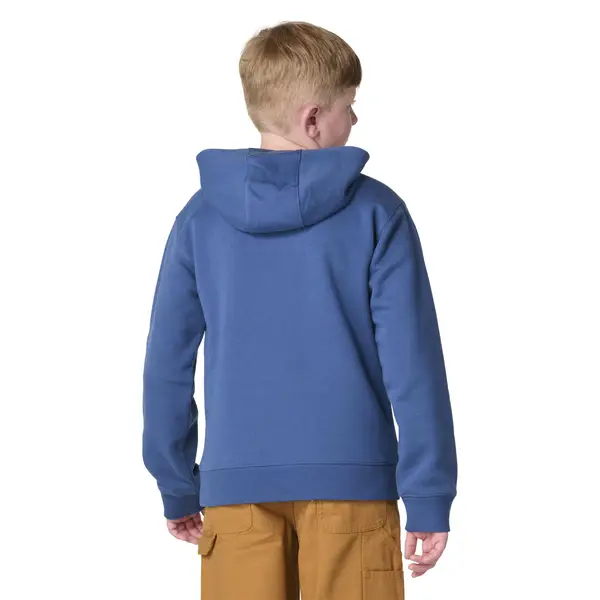 Carhartt LB Slv Hit LS Flc Hoodie Denim, Dark Denim (407), 4