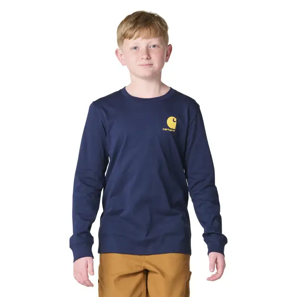 Carhartt Boys' Long Sleeve Fish T-Shirt - CA6892-N89-JT1-S