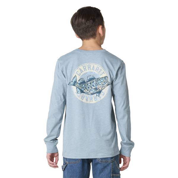 Photo of Boys' Long Sleeve Bass Pocket T-Shirt