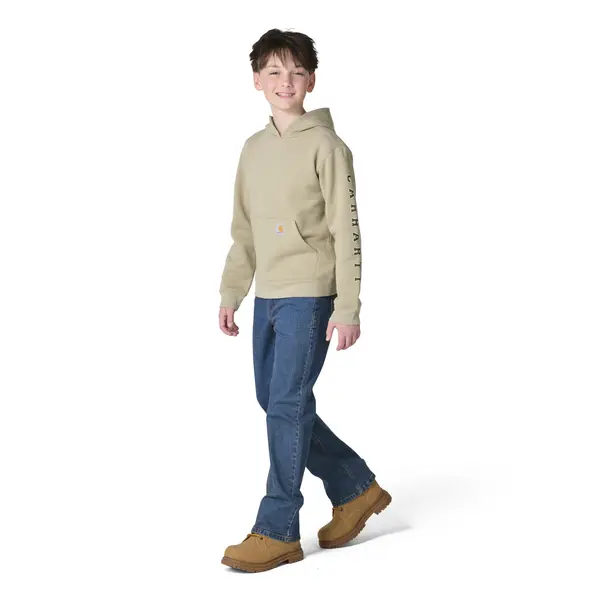 Carhartt Boys' Long Sleeve Dog Graphic Sweatshirt - CA6910-GR9-JT1