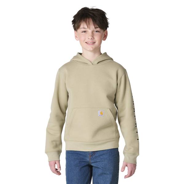 Carhartt BB Dog BH LS Flc Hoodie Elm, Elm (260), S - CA6910-GR9
