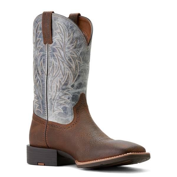 ARIAT Men's Sport Wide Square Toe Cowboy Boot Full-Grain Leather 11-In Shaft