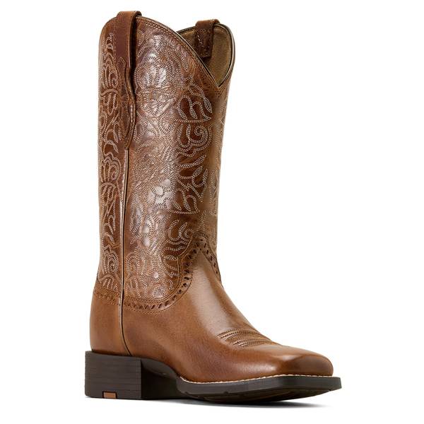 Photo of Women's Round Up Remuda Wide Square Toe Western Boots