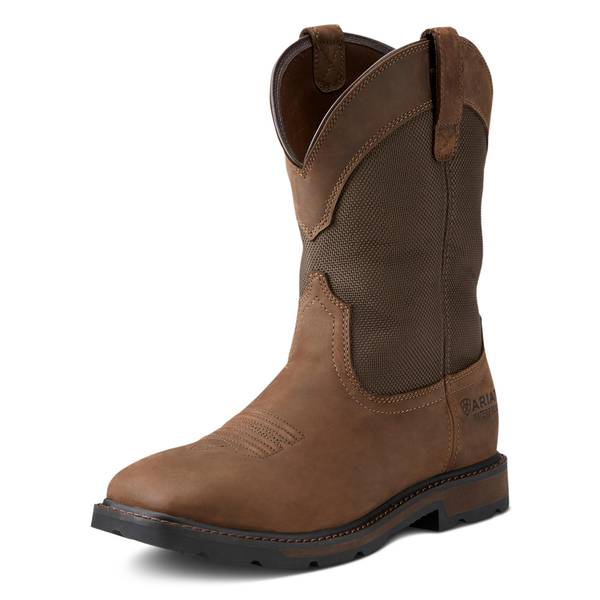 Photo of Men's Groundbreaker Wide Square Toe Waterproof Steel Toe Work Boots